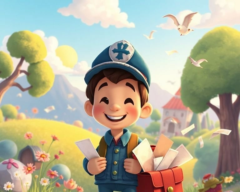 Seyahat Eden Postacı: Mektupların Yolculuğu Masalı