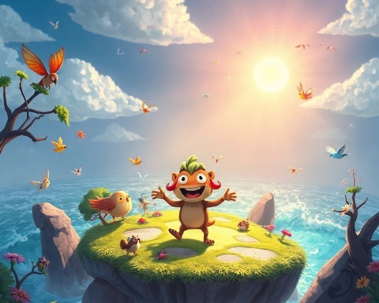 Sığırcıkın Gizemli Adası Masalı