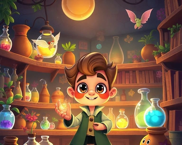 Sihirli İksirin Peşinde: Kimyagerin Macerası Masalı