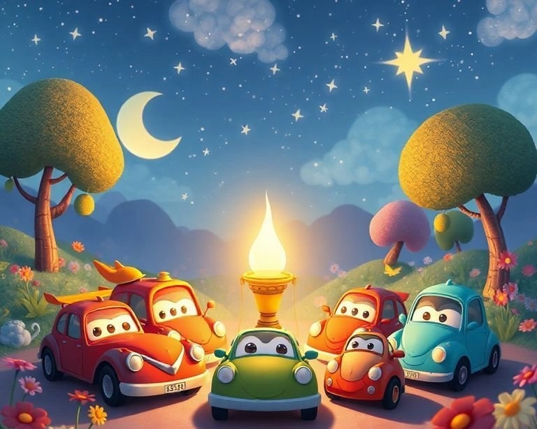 Sihirli Şampuan ve Canlı Arabalar Masalı Sihirli Şampuan ve Canlı Arabalar Masalı