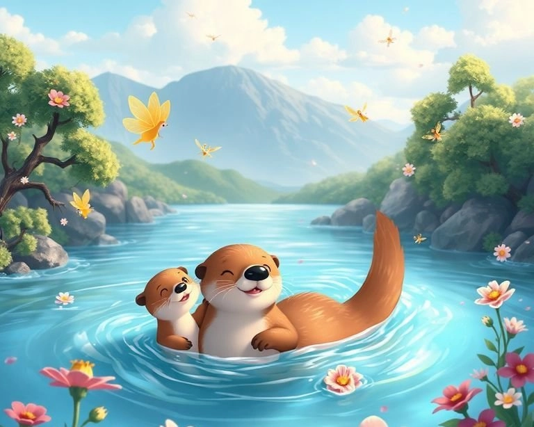 Su Samuru'nun Büyülü Yolculuğu Masalı Su Samuru'nun Büyülü Yolculuğu Masalı