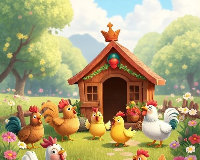 Tavuk Kümesinin Kralı Masalı Tavuk Kümesinin Kralı Masalı