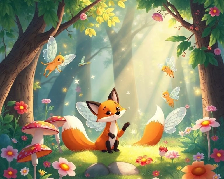 Tilki'nin Büyülü Macerası: Periler Diyarında Masalı Tilki'nin Büyülü Macerası: Periler Diyarında Masalı