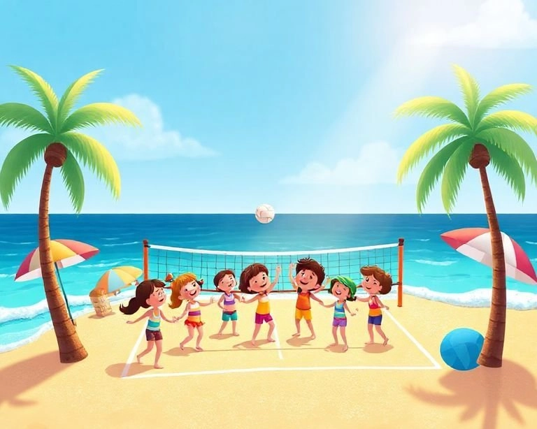 Voleybol Sahasında Dostluk Hikayesi Masalı Voleybol Sahasında Dostluk Hikayesi Masalı