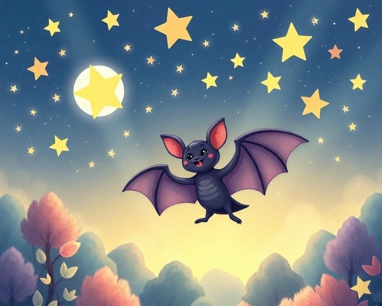 Yarasa ve Yıldızların Dansı Masalı Yarasa ve Yıldızların Dansı Masalı