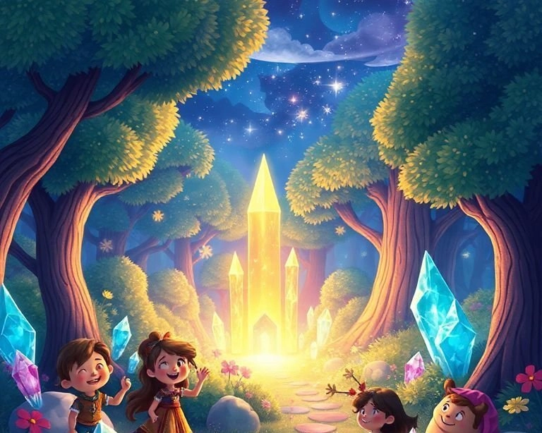 Zamanın Kristali: Masal Diyarı'nın Yolculuğu Zamanın Kristali: Masal Diyarı'nın Yolculuğu