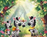 Zebra'nın Büyülü Ormanı Masalı Zebra n