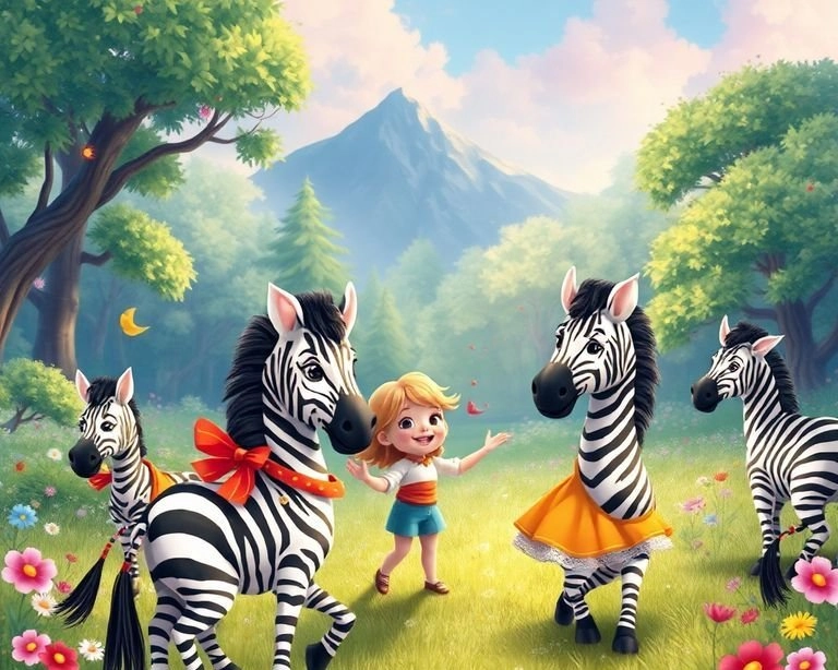 Zebra'nın Sihirli Dünyası Masalı Zebra'nın Sihirli Dünyası Masalı