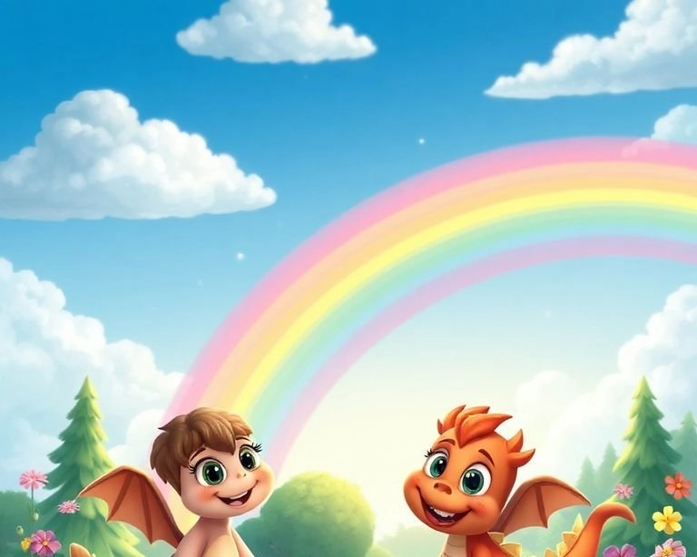 Zürafa'nın Gökkuşağı Serüveni Masalı Zürafa'nın Gökkuşağı Serüveni Masalı