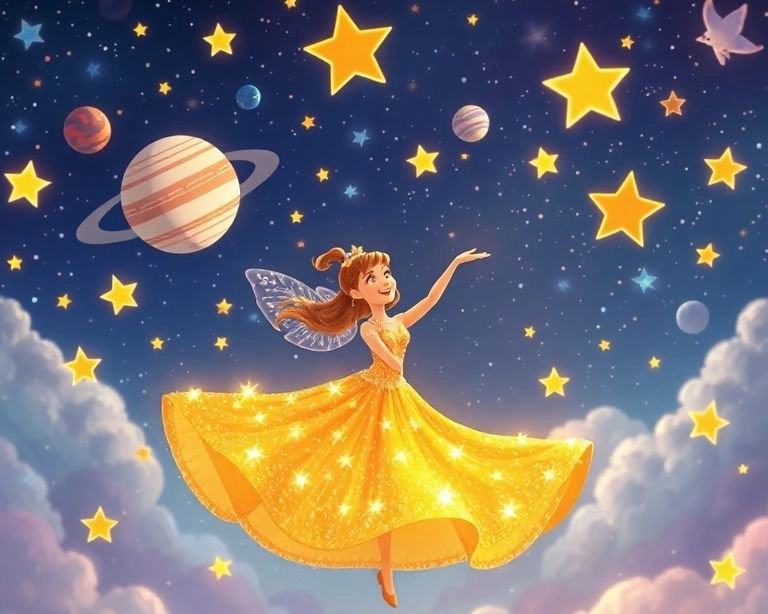 Gökyüzünde Gezinen Yıldız Hostesi Masalı Gökyüzünde Gezinen Yıldız Hostesi Masalı