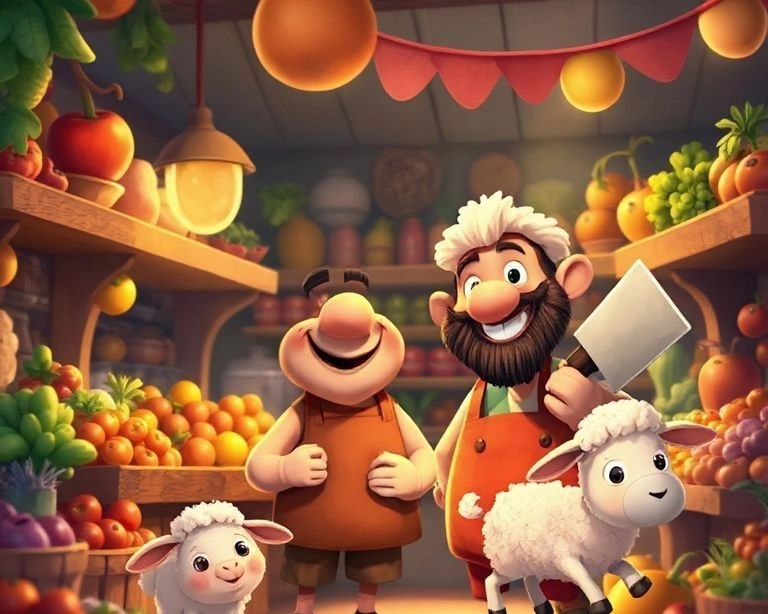 İyi Kalpli Kasap ve Kaybolan Kuzu Masalı