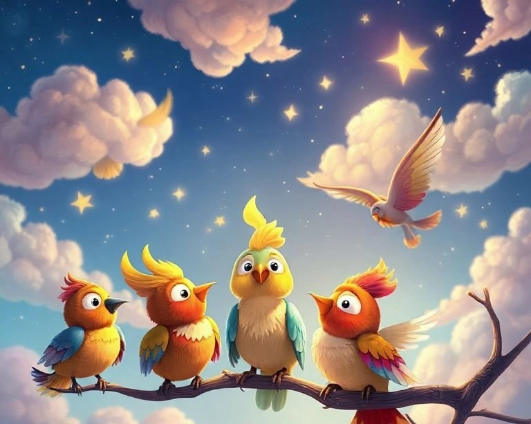 Kanatların Sırrı: Kuşların Gizemli Yolculuğu Masalı