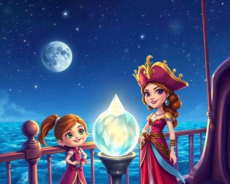 Korsan Kraliçesi ve Efsanevi Kristal Topuzu Masalı Korsan Kraliçesi ve Efsanevi Kristal Topuzu Masalı