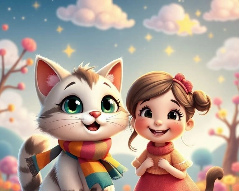 Küçük Kedi ve Büyülü Gözlük Masalı Küçük Kedi ve Büyülü Gözlük Masalı