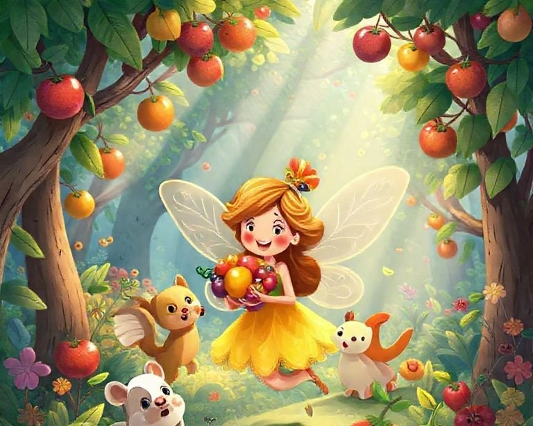 Meyve Perisi ve Kaybolan Meyveler Masalı Meyve Perisi ve Kaybolan Meyveler Masalı