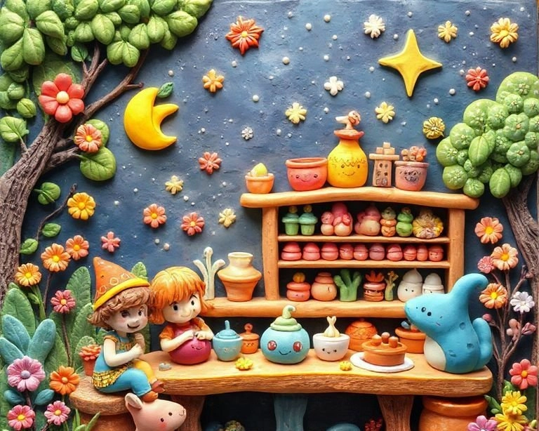 Seramikçi Atölyesindeki Sihirli Topraklar Masalı Seramikçi Atölyesindeki Sihirli Topraklar Masalı
