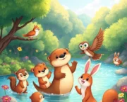 Su Samuru'nun Cesur Serüveni Masalı Su Samuru