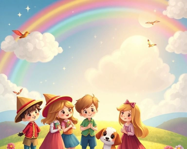 Yedi Cüceler ve Gökkuşağı Masalı Yedi Cüceler ve Gökkuşağı Masalı