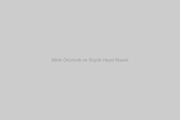 Minik Örümcek ve Büyük Hayal Masalı Minik Örümcek ve Büyük Hayal Masalı